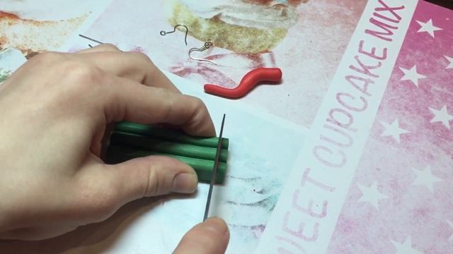Очень простые серьги из полимерной глины! Оригинальные острые перчики! DIY смотреть онлайн