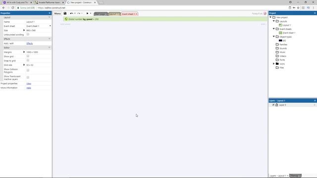 Scrolling Backgrounds || Construct 3 Tutorial (Infinite Layout) смотреть онлайн