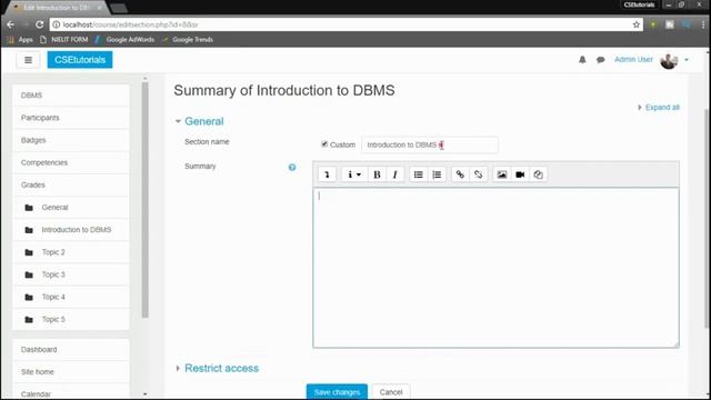 Moodle 3.3.1 Tutorial In Hindi For Beginners 2017 | Part - 7 Add Content in a course | CSEtutorials смотреть онлайн