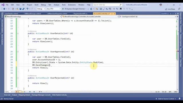 Online Blood Donation Part 24 Approve or Reject New User смотреть онлайн