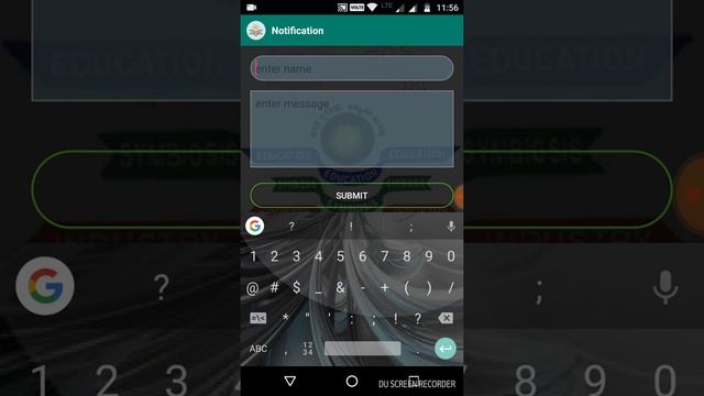 College notification Android Project смотреть онлайн