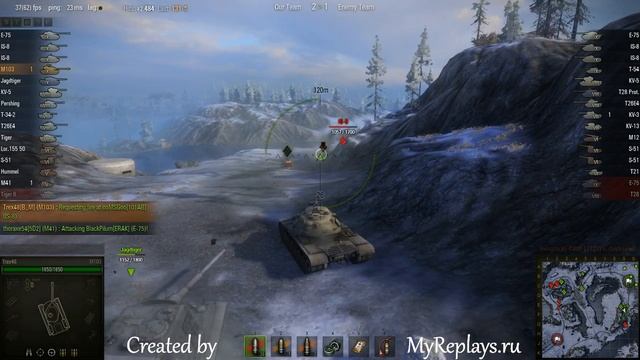 WOT: Arctic Region - M103 - 6 frags - смотреть онлайн