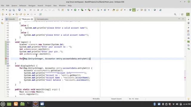 Bank Account Management Using HashMap | Java Console projet | 2021 смотреть онлайн