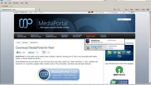 Part 3 MediaPortal Tutorial - Plugins Dedicated Computer Media Center Player