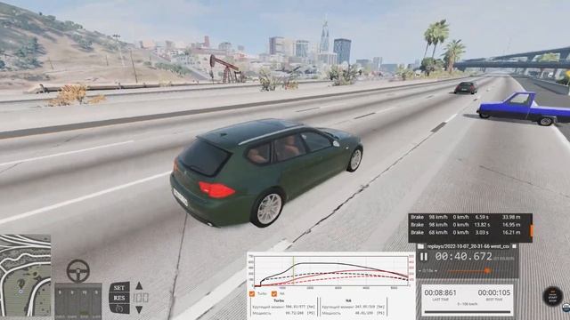 Разница между торможением 70 Км/Ч и 100 Км/Ч смотреть онлайн