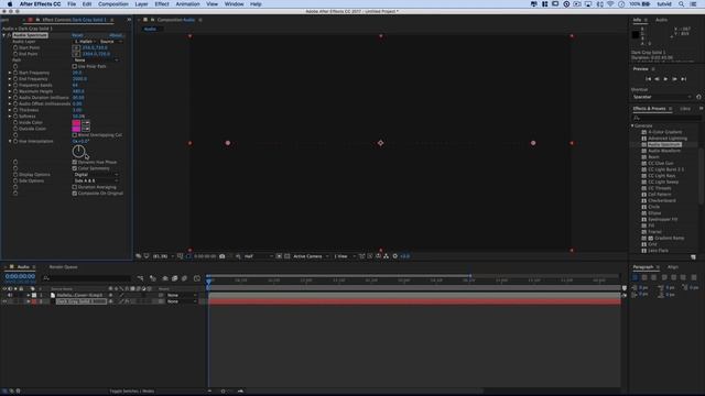 Audio Waveform Visualization Effect After Effects смотреть онлайн