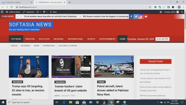 How to disappear site title in WordPress website-HS смотреть онлайн