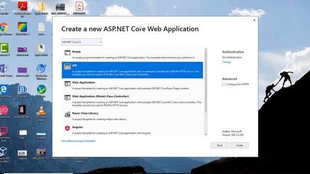 Create ASP.NET Core Web API project as Docker Container in Kubernetes смотреть онлайн