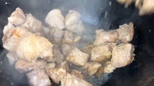 Вкуснейшая Тушеная курица с курагой и черносливом