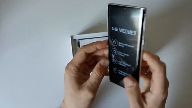 LG Velvet 5G. Реф (ремонтированный смартфон) с алиэкспресс.