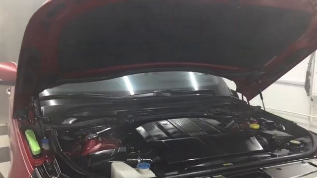 Мойка подкапотного пространства Range Rover смотреть онлайн