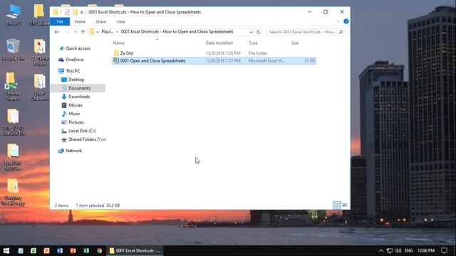0001 Excel Shortcuts: How to Open and Close Spreadsheets смотреть онлайн