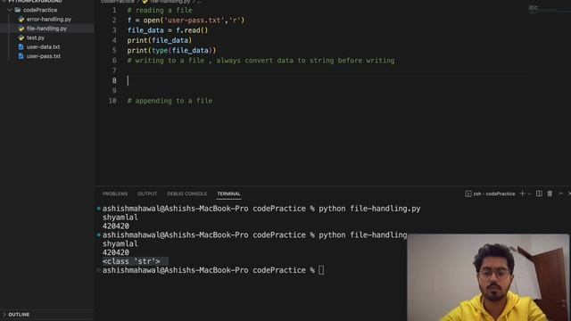 File Handling in Python : Read, Write ,Append Data to a file смотреть онлайн