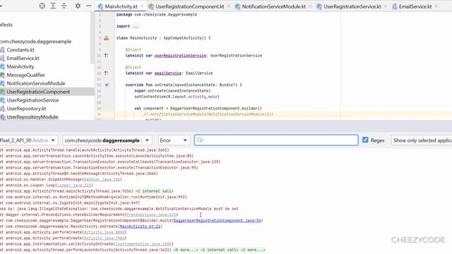 Dagger 2 Component Factory Tutorial with @BindsInstance - CheezyCode (Hindi) #7 смотреть онлайн