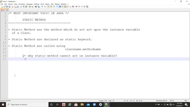 What is Static Keyword in Java | static method and static variable | смотреть онлайн