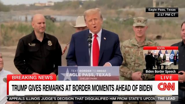 Trump gets UNWELCOME SURPRISE at border visit смотреть онлайн
