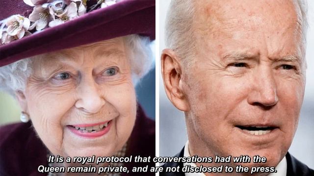 N0T AGAlN! Joe Biden 'breaches royal protocol' by discIosing private chat with Queen смотреть онлайн
