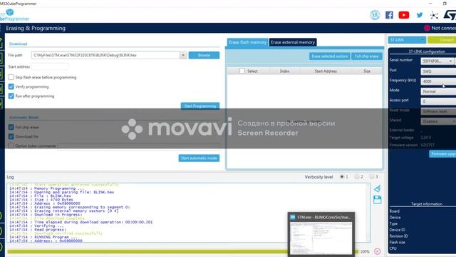 прошивка мк gigadevice. how to programm GD. смотреть онлайн