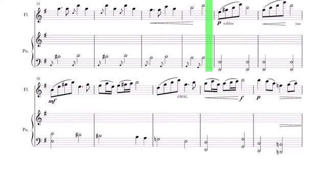 [ABRSM] Piano accompaniment: Flute Grade 5 exam pieces from 2022 syllabus, w/ metronome смотреть онлайн