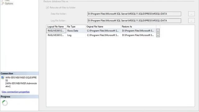 The Operating System Returned The Error '5(access Is Denied.)' While Attempting 'restore Container'