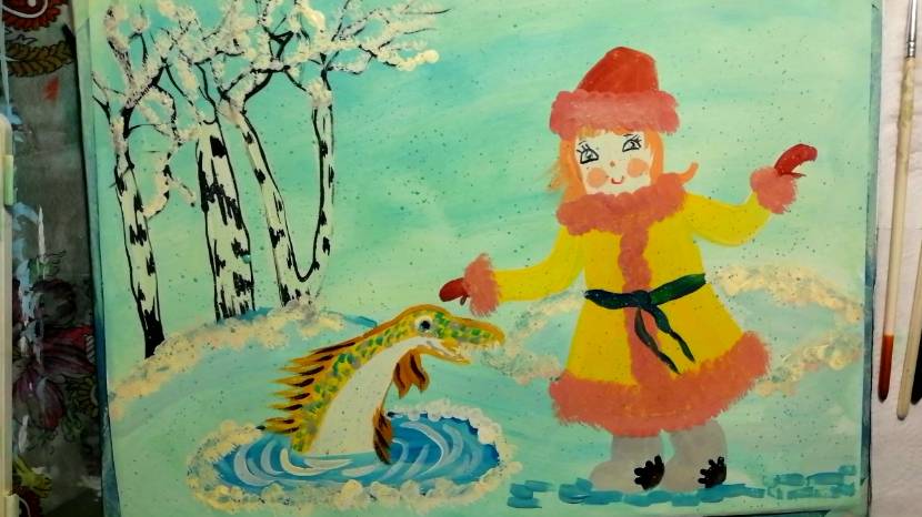 Как нарисовать сказку "По щучьему веленью". смотреть онлайн