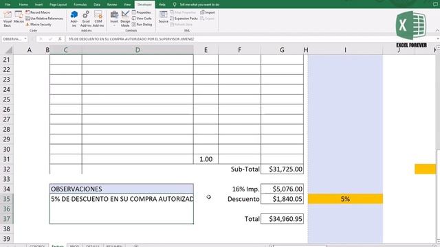 FACTURA EN EXCEL 9 de 9: SIN ERROR GRABAR E IMPRIMIR FACTURA смотреть онлайн