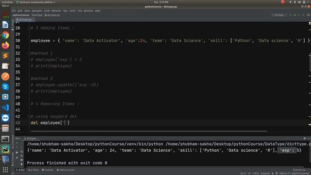 #9 Python3 : Dictionary смотреть онлайн