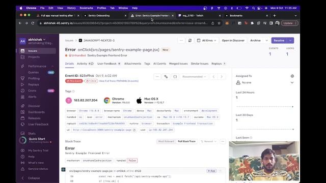 Continue to add sentry stream | Bookmark app | Building app using Next js, Typescript and Supabase смотреть онлайн