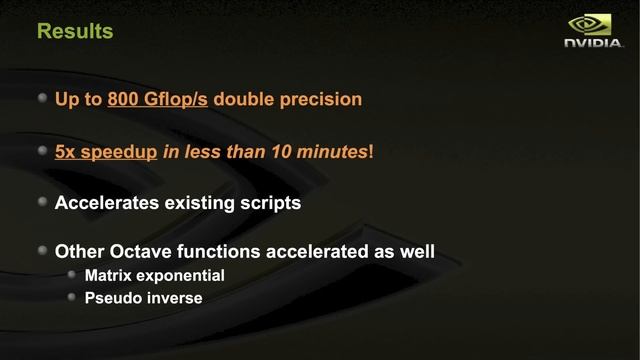 SC12 Demo: Using CUDA Library to accelerate applications смотреть онлайн