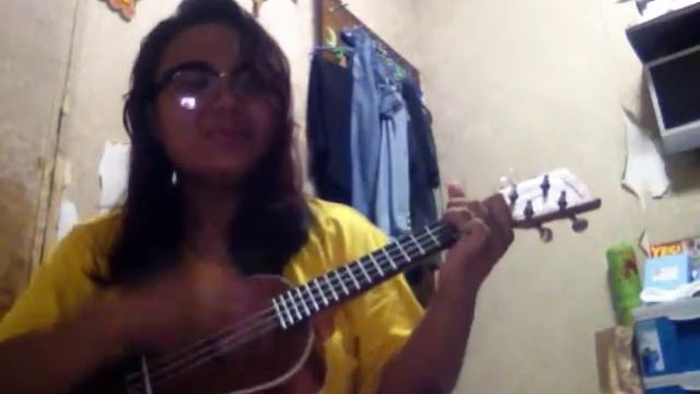 "Stay" by Rihanna, ukulele cover смотреть онлайн