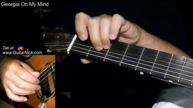 GEORGIA ON MY MIND: Fingerstyle Guitar + TAB by GuitarNick смотреть онлайн