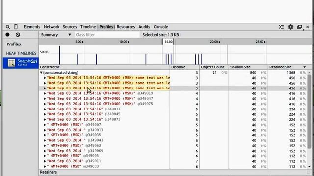 Javascript Memory Leak detection (Chrome DevTools) смотреть онлайн