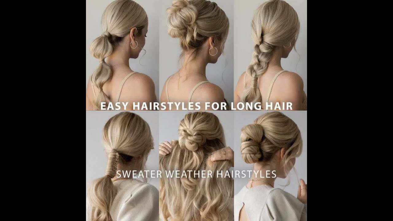 ЛЕГКИЕ ПРИЧЕСКИ ДЛЯ ДЛИННЫХ И СРЕДНИХ ВОЛОС - EASY HAIRSTYLES FOR LONG AND MEDIUM HAIR смотреть онлайн