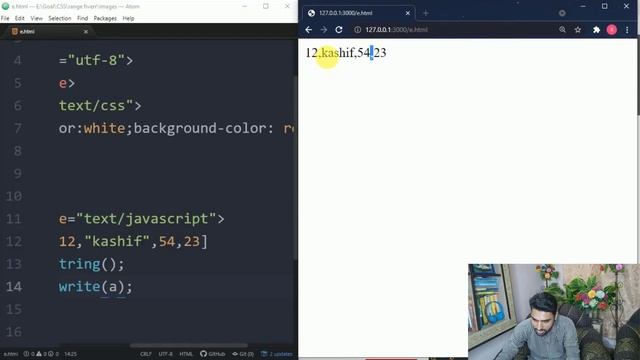 WEB DEVELOPMENT | ARRAY TO STRING | METHODS | CLASS 45 | JAVASCRIPT | SHAN DEVELOPERS смотреть онлайн