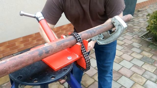 Самодельные цепные тиски для труб смотреть онлайн