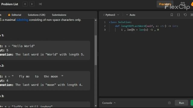 Length of Last Word in Hindi | Leetcode 58 | Python смотреть онлайн