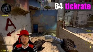 Как кидать смок в окно на мираже // 5 простых smoke на 64 tickrate и 128 tickrate