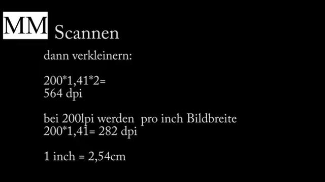 Rechnung: "Scannen" Vergrößern und Pixel ausrechnen смотреть онлайн