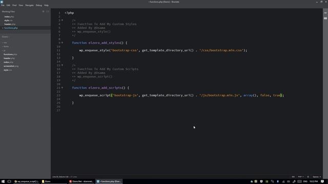 Mastering WordPress in Arabic #041 - WP Enqueue Script Function смотреть онлайн