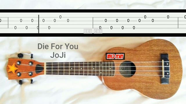 Die For You Joji Slow Easy Melody Fingerpicking Fingerstyle Ukulele Tabs Tutorial смотреть онлайн