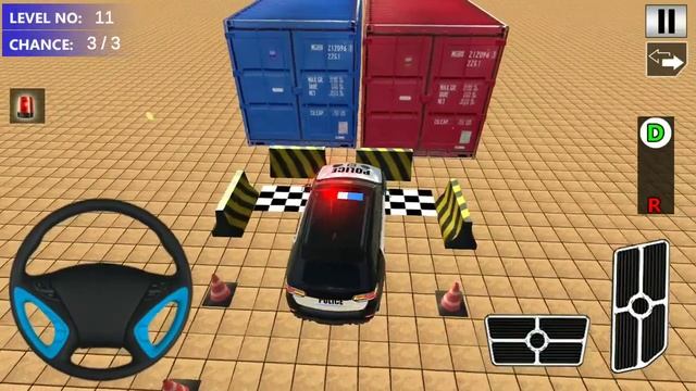 Police Jeep Spooky Stunt Parking 3D 3 | New Police Car Parking Game Android смотреть онлайн