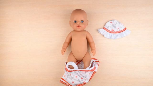 Платье с панамкой КуклаПупс для кукол Baby Born Zapf Creation 43 см смотреть онлайн