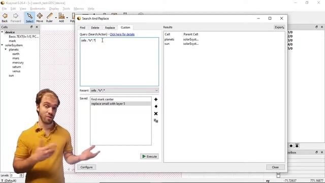 KLayout Tutorial #7: Search and Replace смотреть онлайн