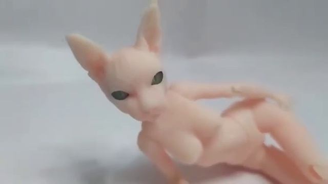 BJD doll girl sphinx cat 1/6 handmade / БЖД шарнирная кукла девочка сфинкс кошка баст смотреть онлайн