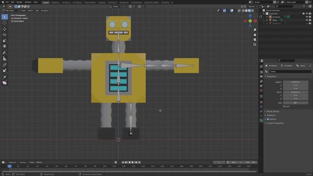 Blender And Unity Basic Robot Character Creation - Rigging #Blender #Rigging смотреть онлайн