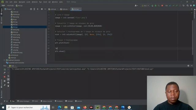 Comment créer l'histogramme d'une image avec OpenCV en Python? смотреть онлайн