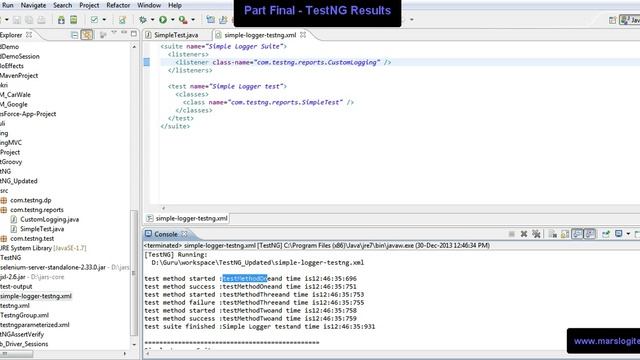 Part5 2 TEstNG Results смотреть онлайн