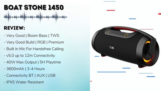 Top 5 Best Bluetooth Speakers Under ₹5000 in 2023! ⚡ Boom Bass Speakers ⚡ смотреть онлайн