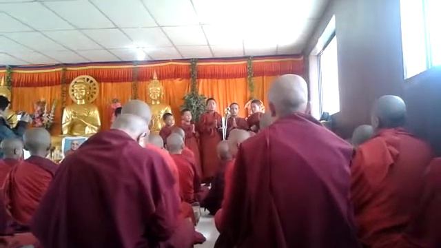 Юные монахи. Мальчики.