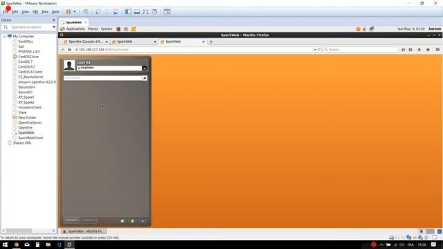 Sparkweb Client with Openfire Server смотреть онлайн